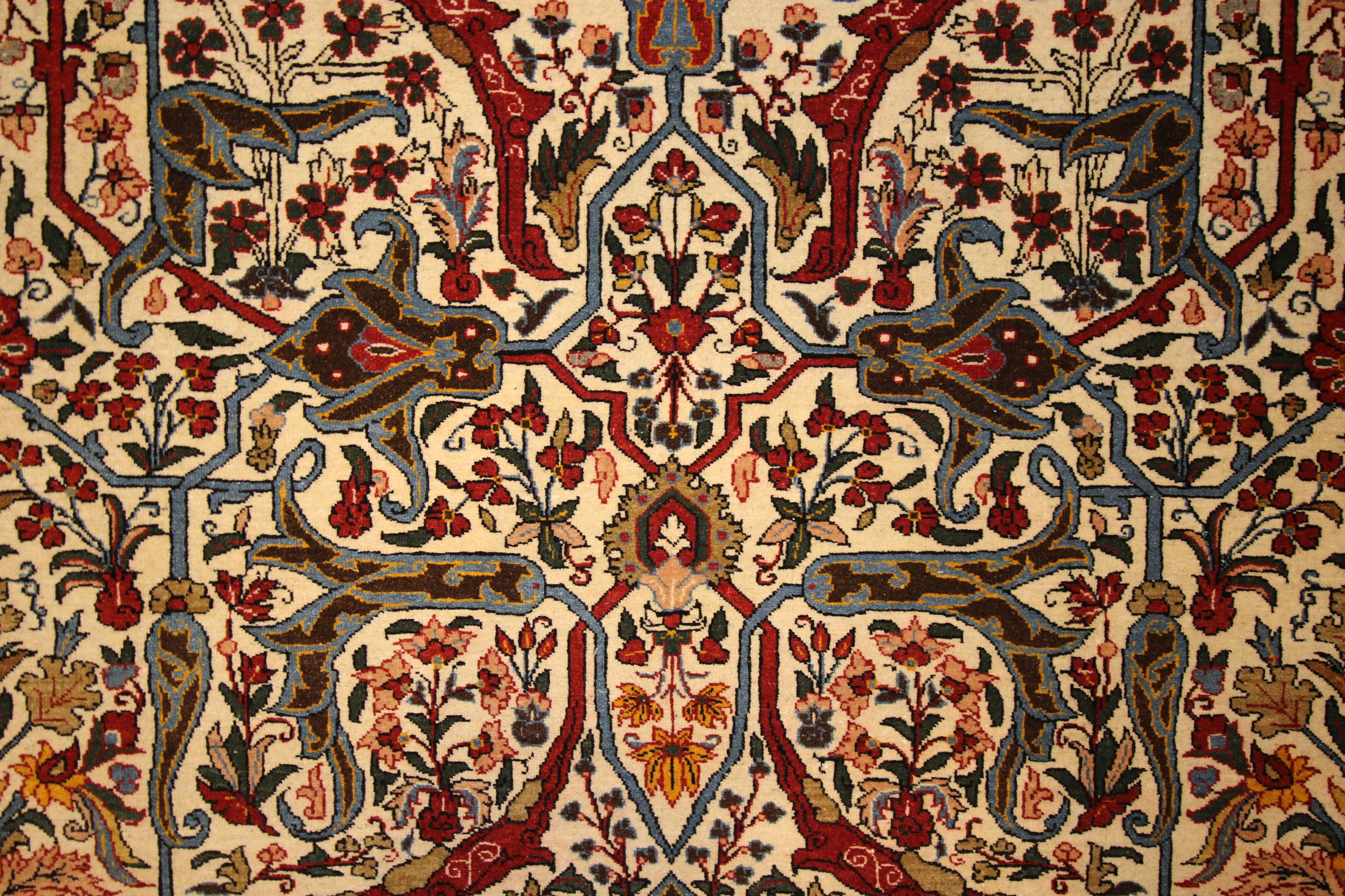 Antique Qum rug