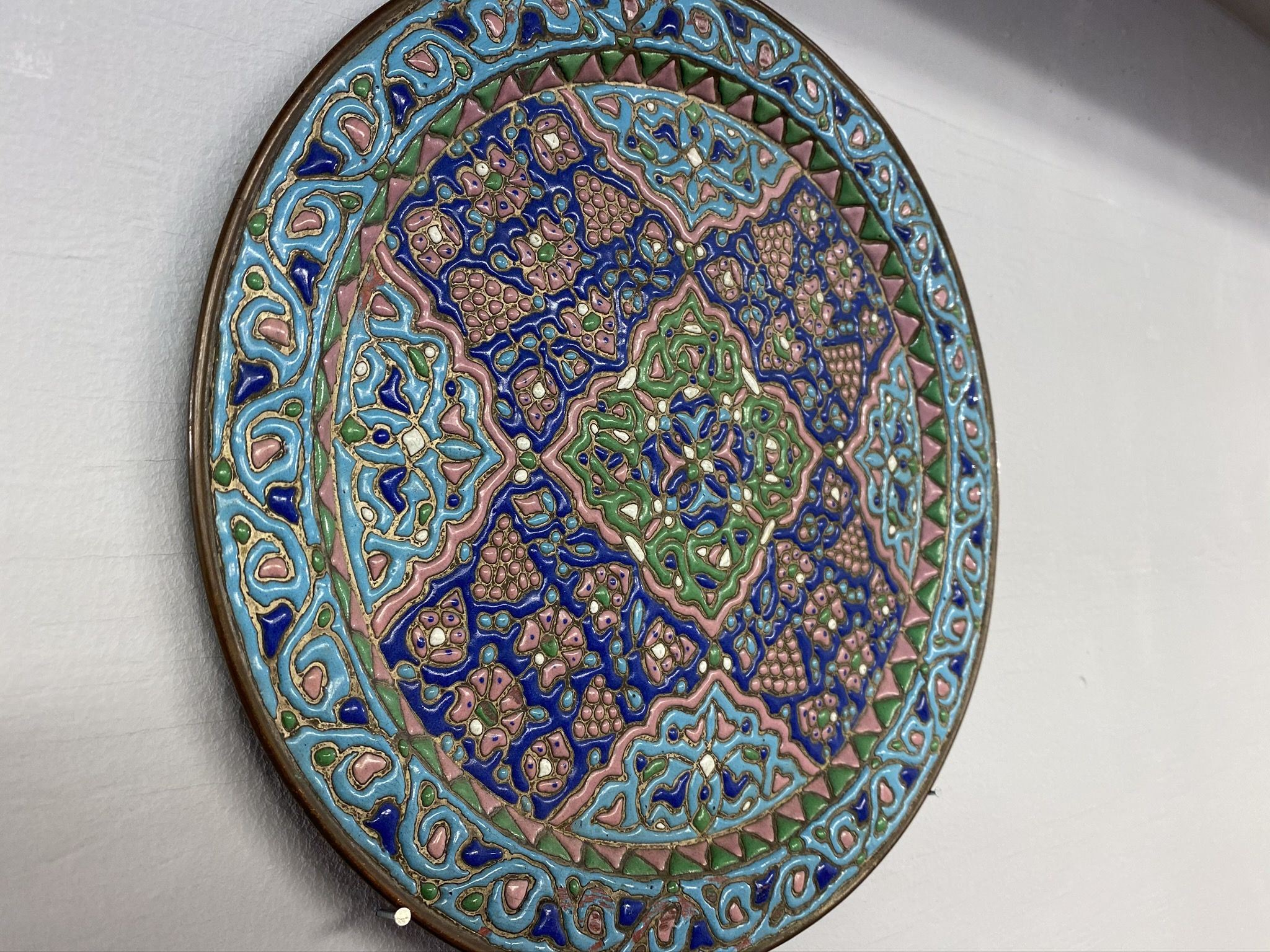 Antique enamel try