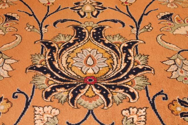 Antique Qom carpet