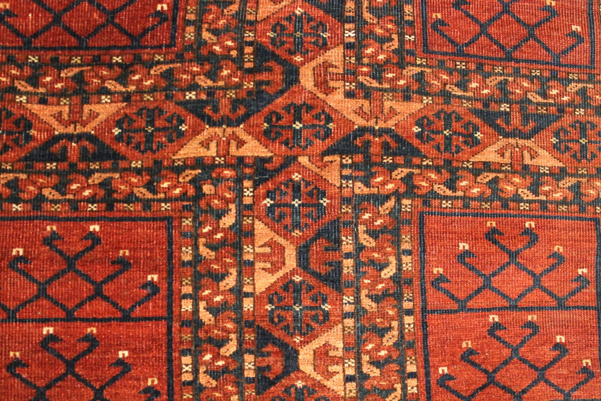 Antique Ensi Ersari rug