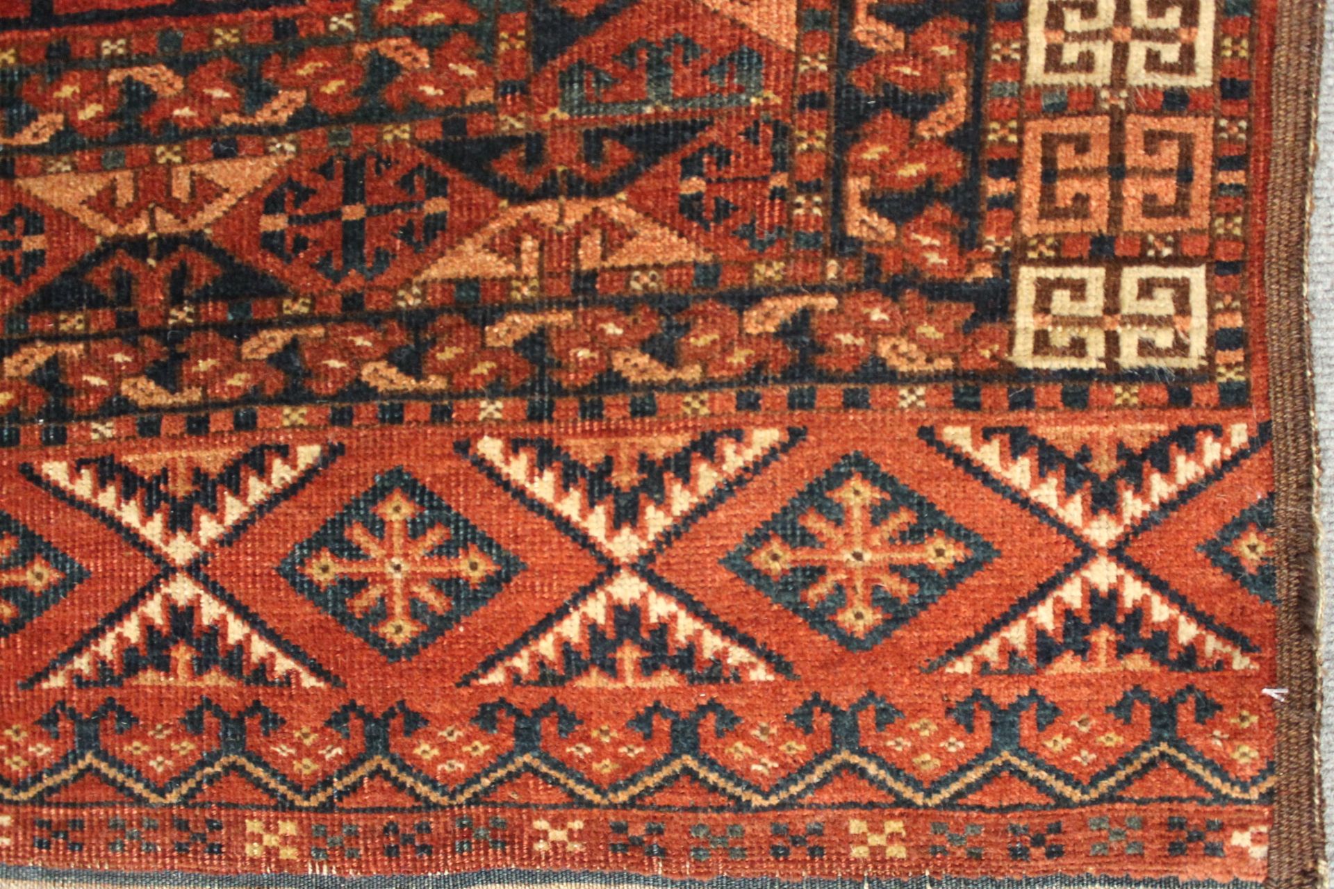 Antique Ensi Ersari rug