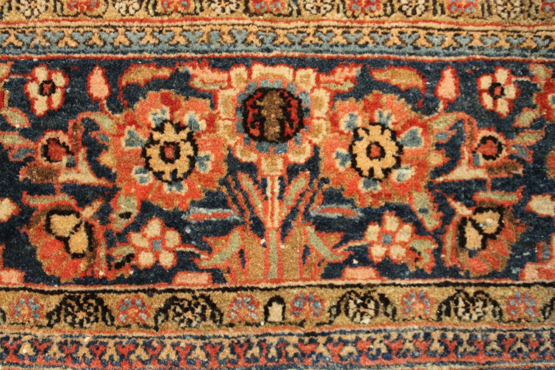 Antique Kashan rug