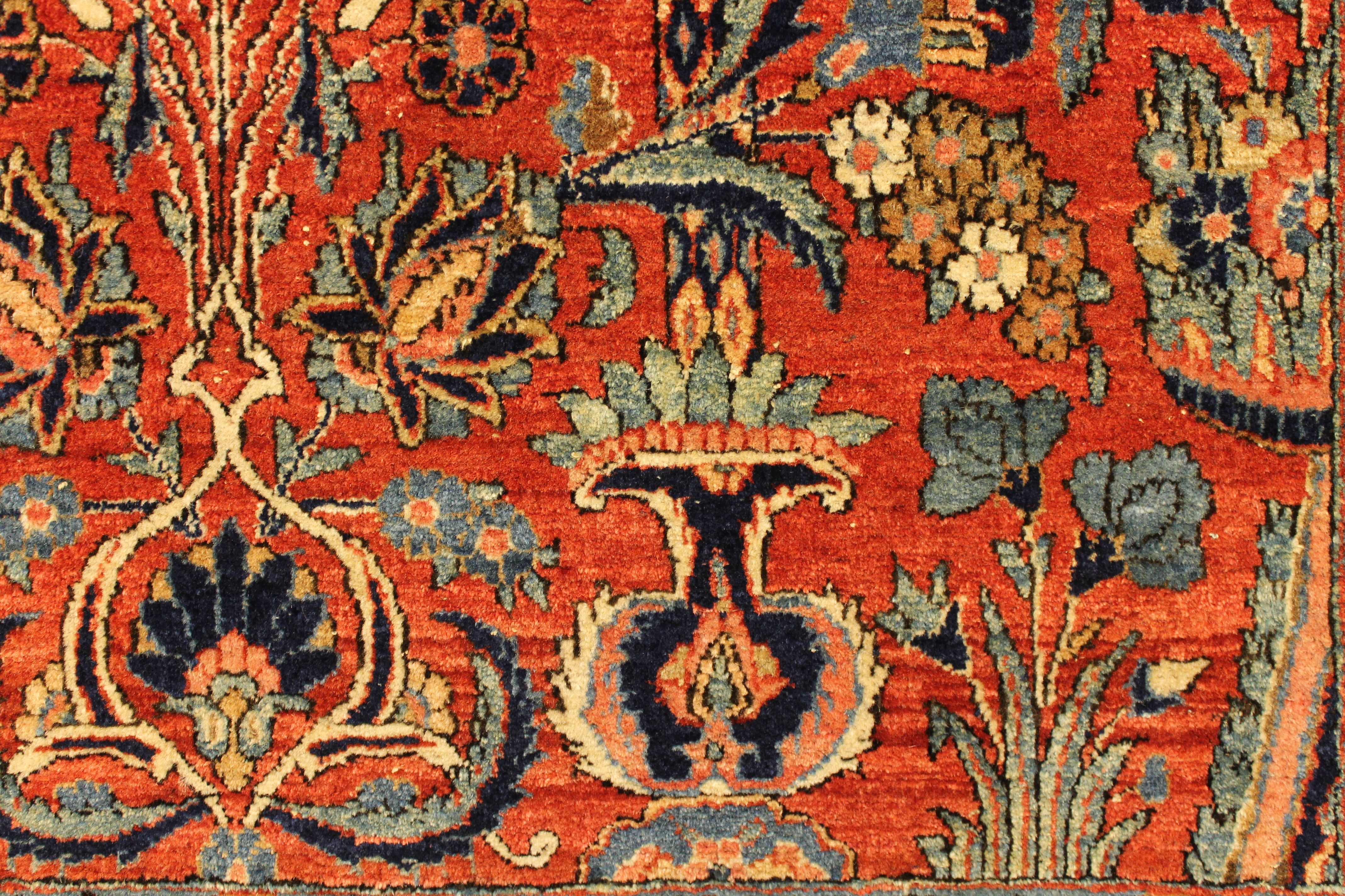 Antique Kashan rug