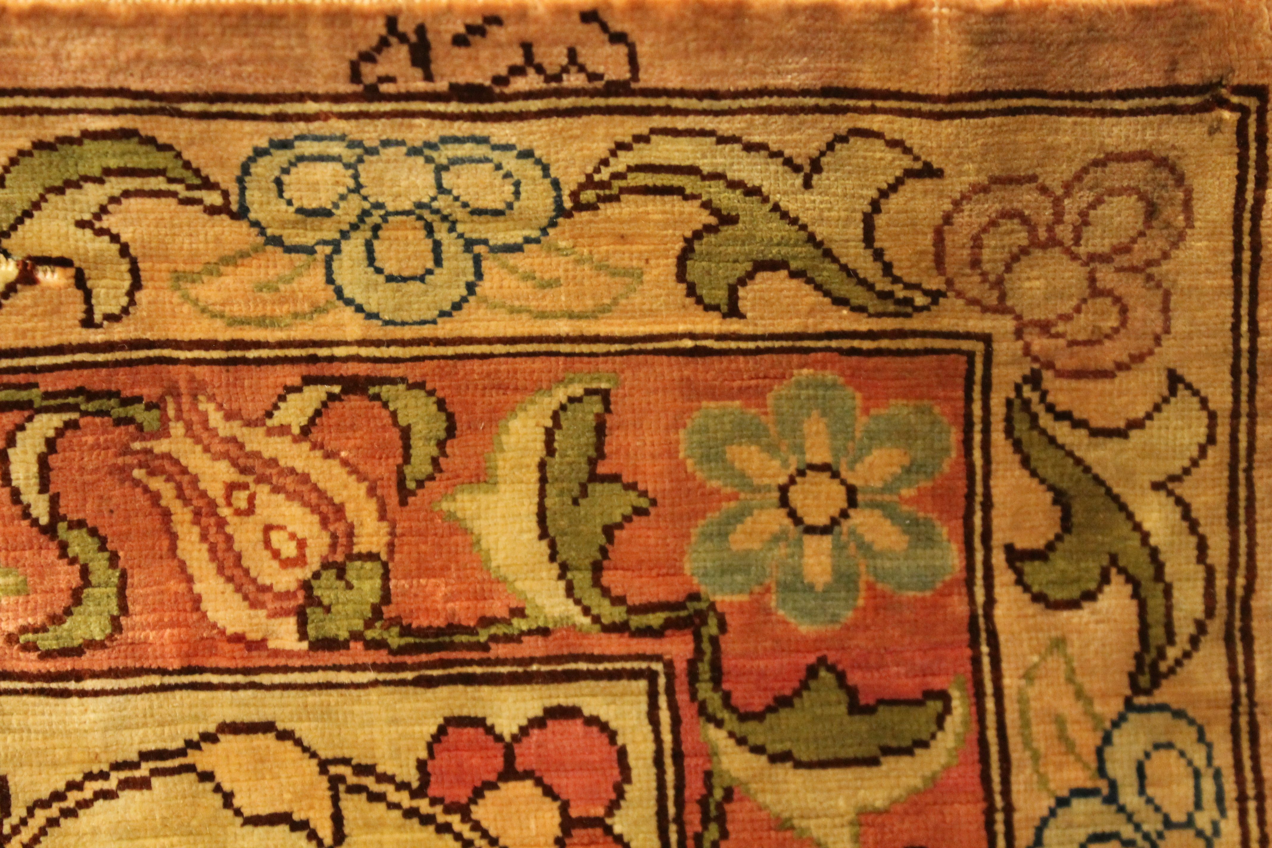 Silk Hereke rug