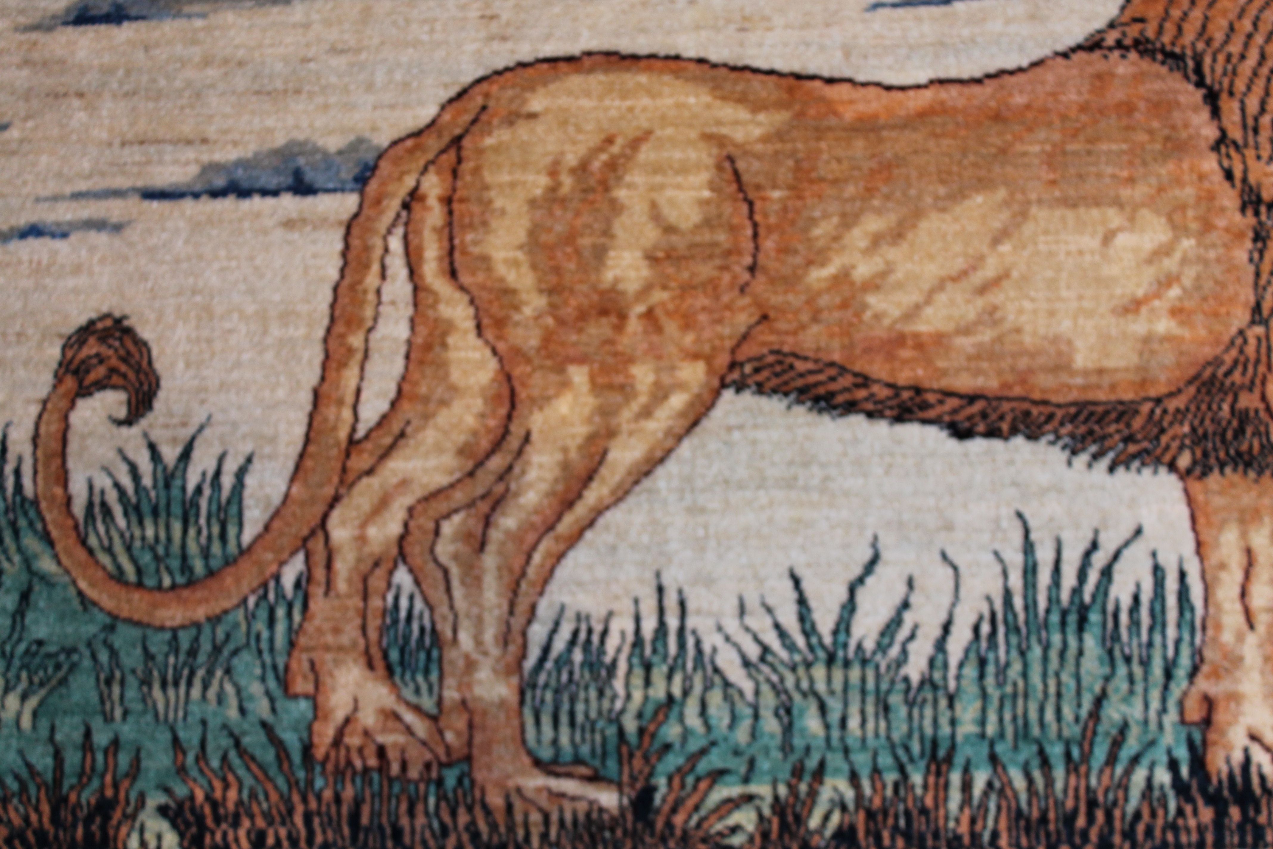 Bidjar Lion rug