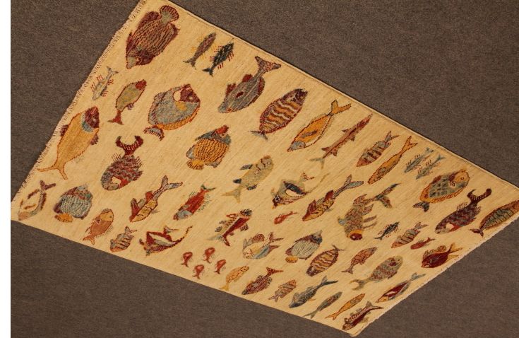 Aqua-Fish rug